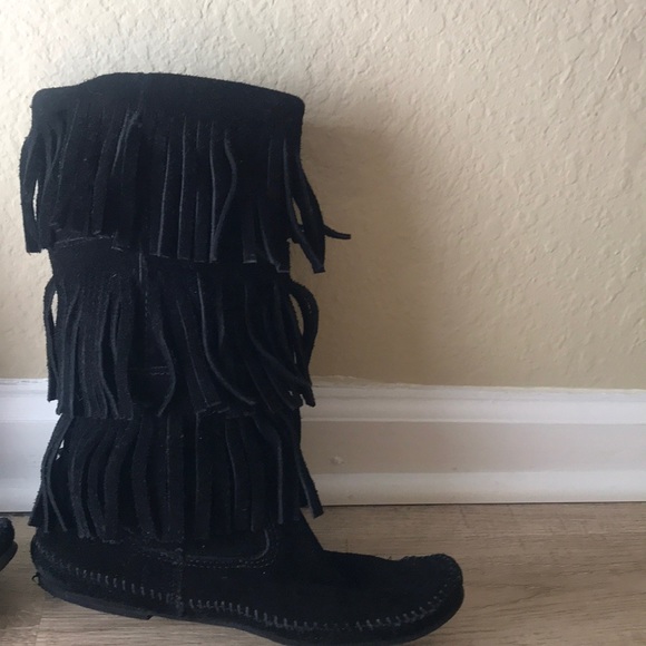 3-layer fringe boot Minnetonka - Picture 2 of 5